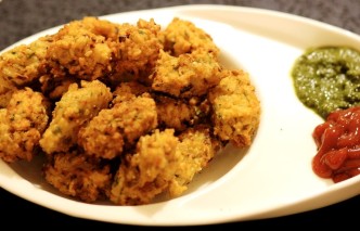 chawal ke pakode, rice crispies, leftover rice dishes