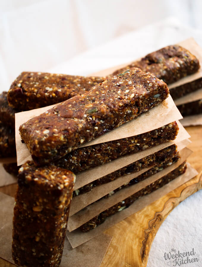 Homemade Date Bars | My Weekend Kitchen