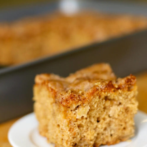Apple Cinnamon Oatmeal Cake - Mom Endeavors
