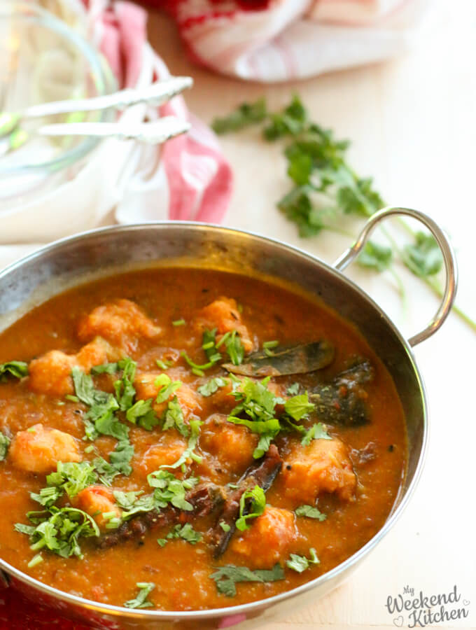 Assamese Boror Tenga (Red lentil fritters in Sour Curry ) | My Weekend ...