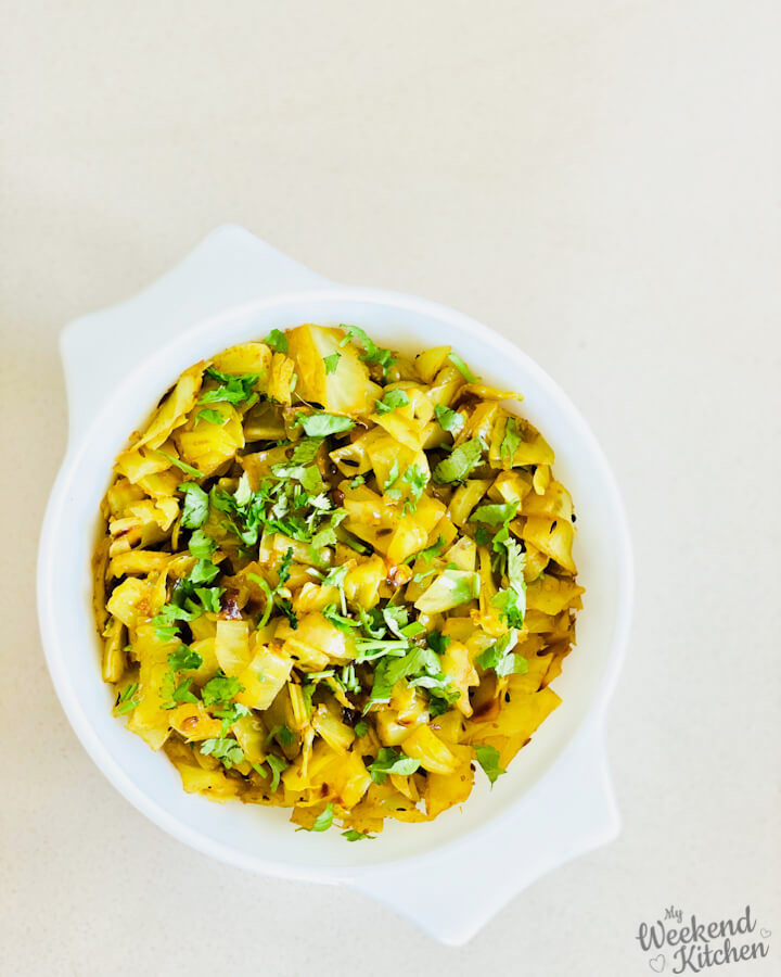 Indian Cabbage Stir-Fry | Patta Gobhi ki Sabji | My Weekend Kitchen