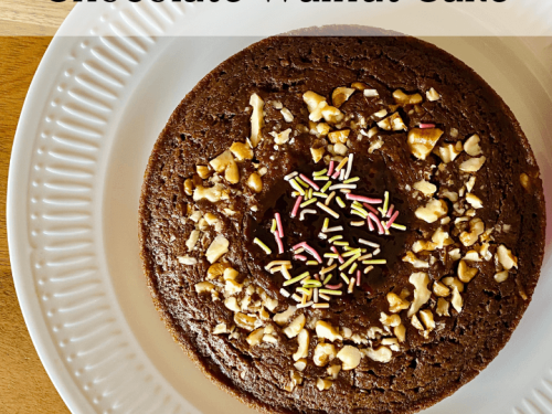 Chocolate Chip Cake Birthday Recipe - Bake with Shivesh