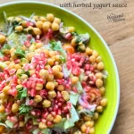 Mediterranean chickpea and tomato salad